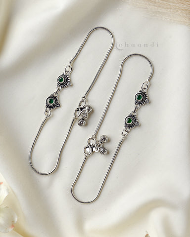 Silver Anklets CHA044 (Pair)