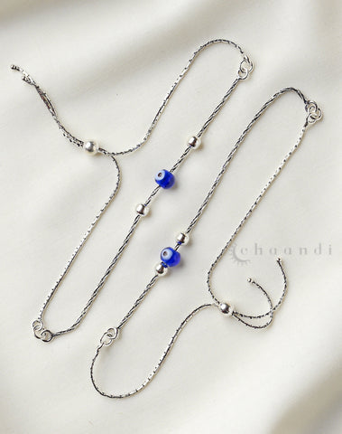 Silver Anklets CHA026 (Pair)