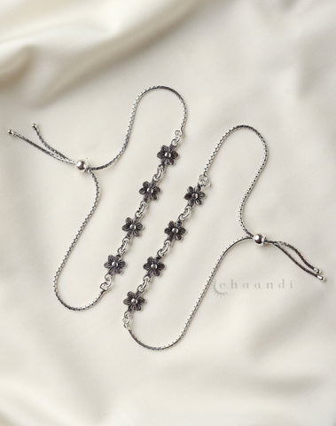 Silver Anklets CHA015 (Pair)