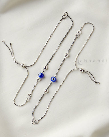 Silver Anklets CHA027 (Pair)