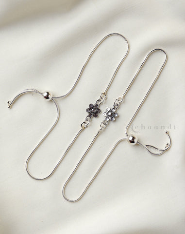 Silver Anklets CHA023 (Pair)