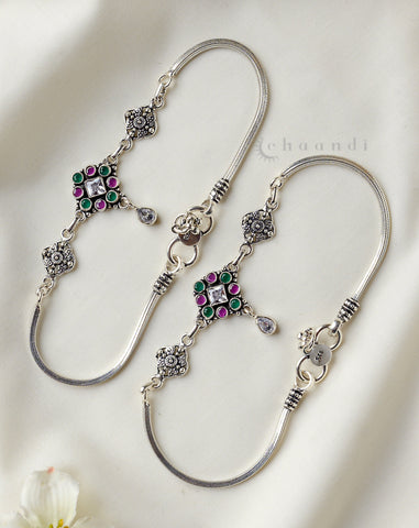Silver Anklets CHA034 (Pair)
