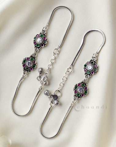 Silver Anklets CHA039 (Pair)