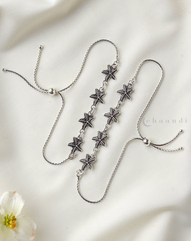 Silver Anklets CHA018 (Pair)
