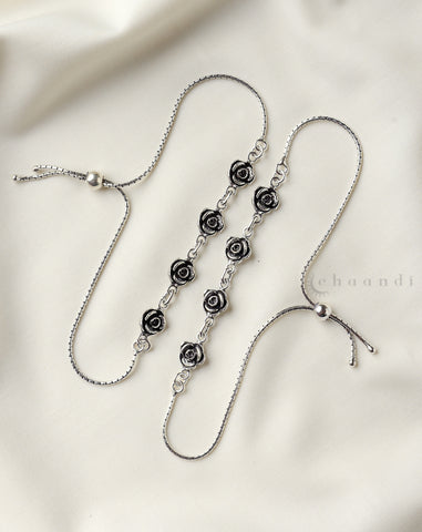 Silver Anklets CHA017 (Pair)