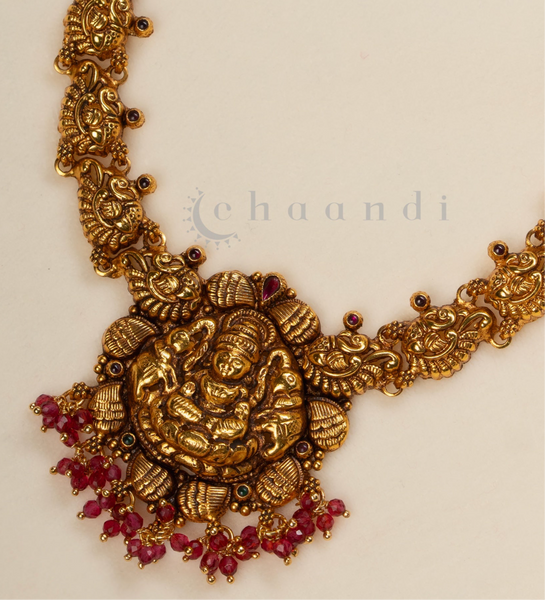 Gold Polish Silver Necklace