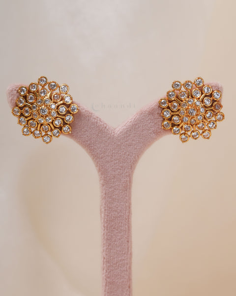 Gold Polish Silver Earrings CHE2250