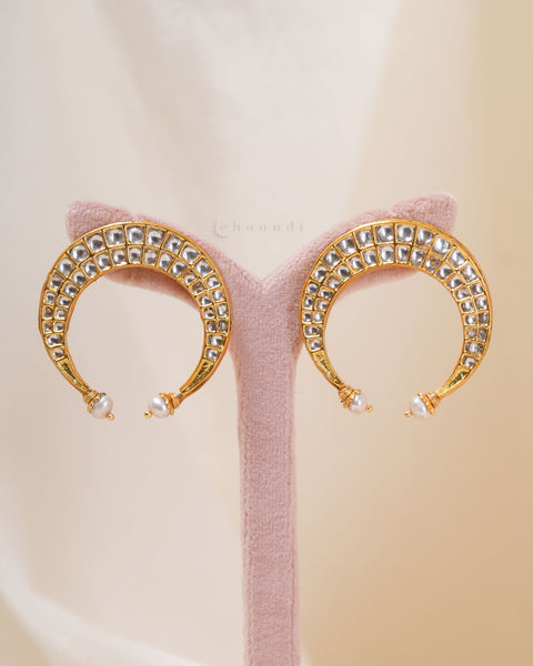 Gold Polish Silver Earrings