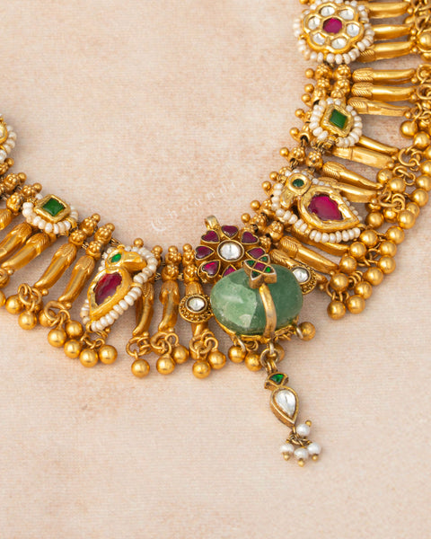 Gold Polish Silver Necklace