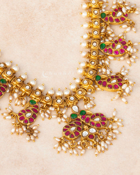 Gold Polish Silver Necklace