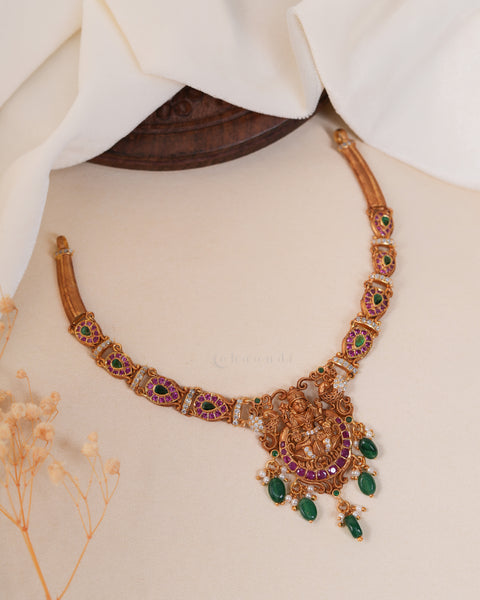 Gold Polish Silver Necklace