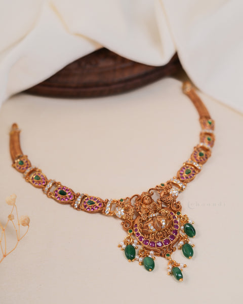 Gold Polish Silver Necklace