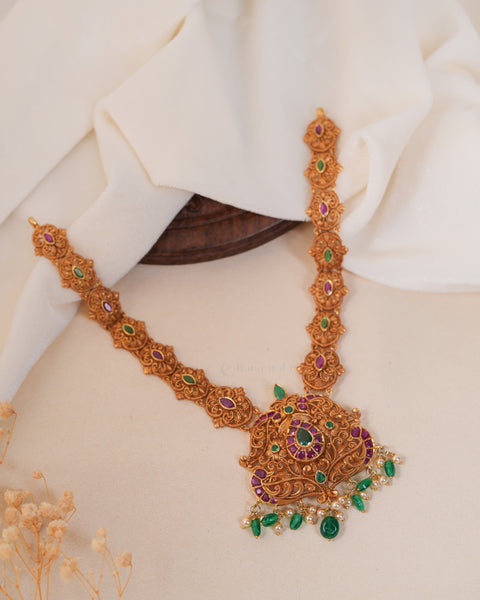 Gold Polish Silver Necklace
