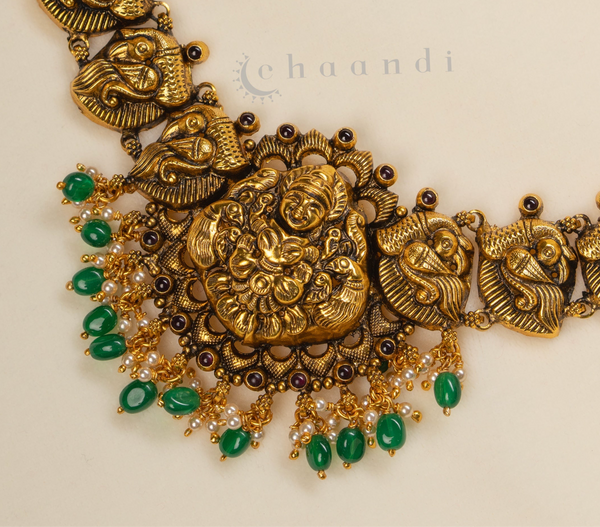 Gold Polish Silver Necklace