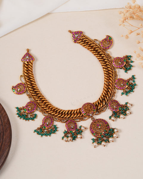 Gold Polish Silver Necklace