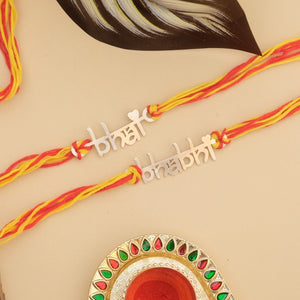 Bhai - Bhabhi Silver Rakhi CHR109