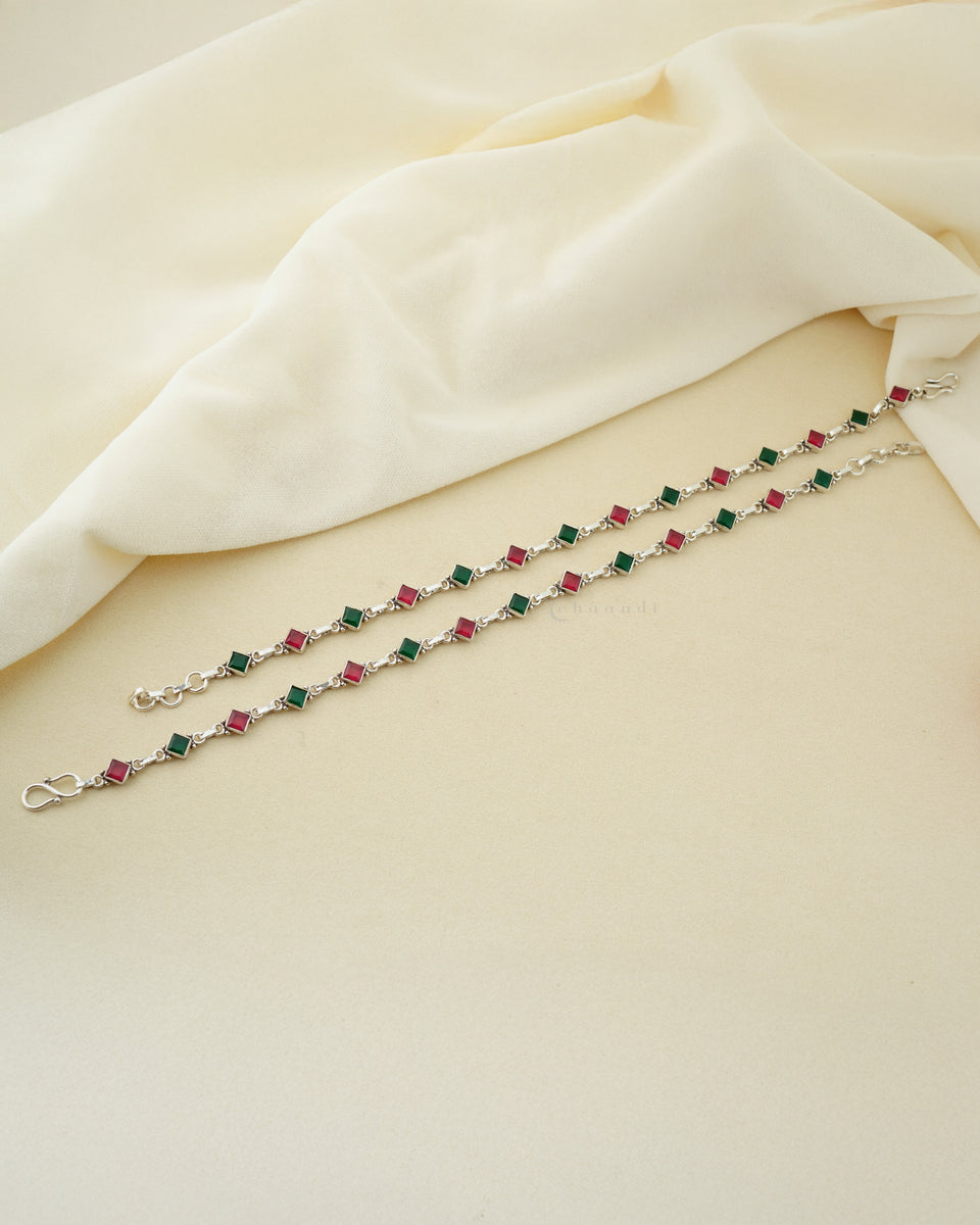 Silver Anklets (Pair) – CHAANDI