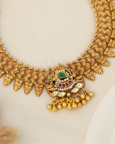 Gold Polish Silver Necklace