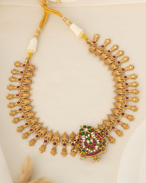 Gold Polish Silver Necklace
