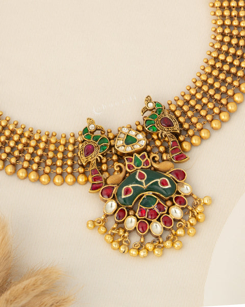 Gold Polish Silver Necklace