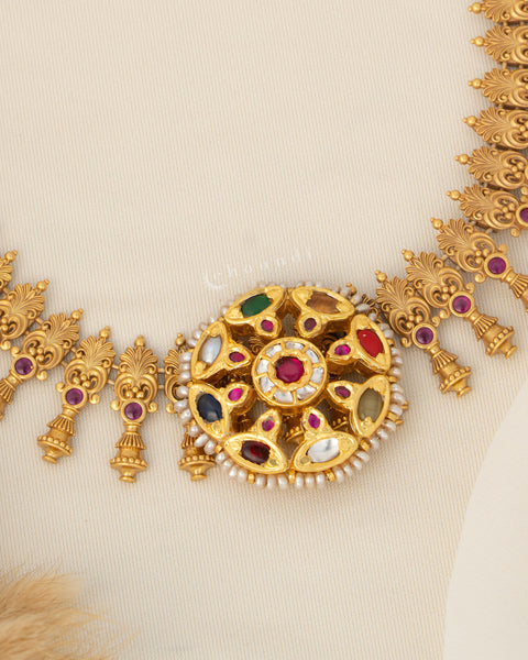Gold Polish Silver Necklace