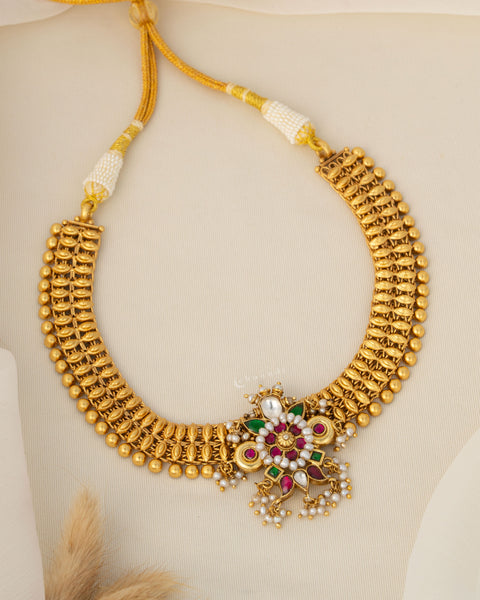 Gold Polish Silver Necklace
