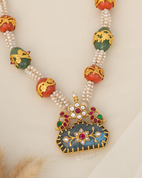 Gold Polish Silver Necklace