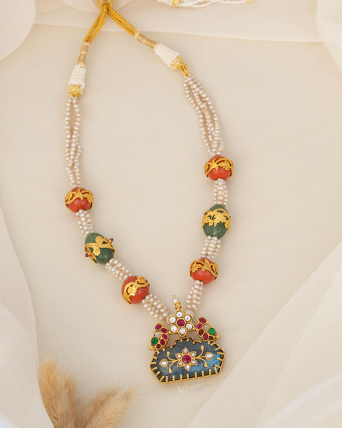 Gold Polish Silver Necklace