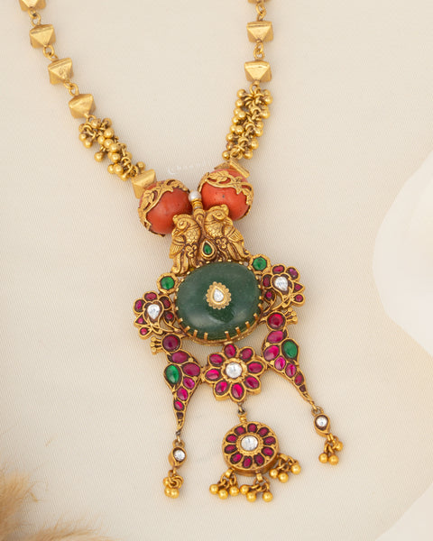 Gold Polish Silver Necklace