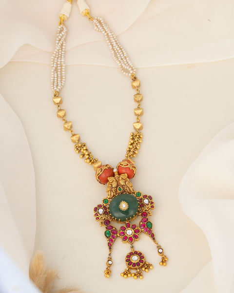 Gold Polish Silver Necklace