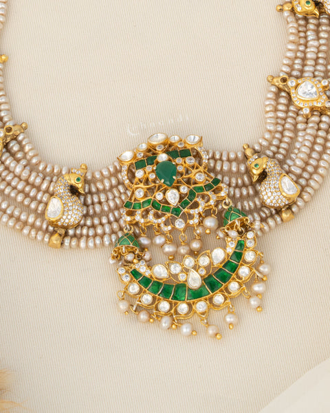 Gold Polish Silver Necklace