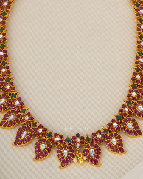 Gold Polish Silver Necklace