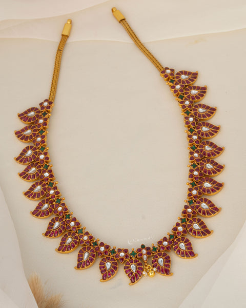 Gold Polish Silver Necklace