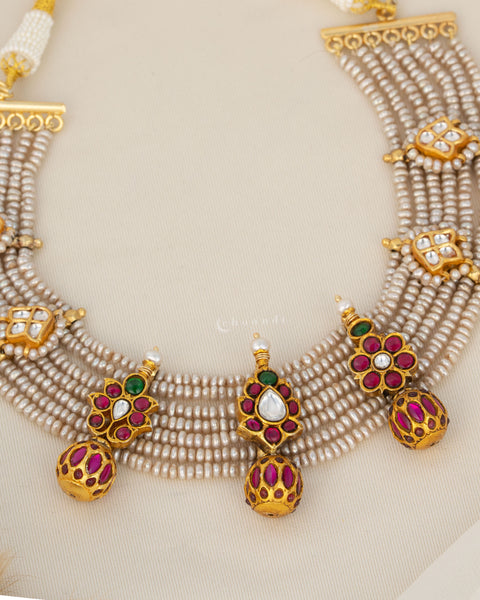 Gold Polish Silver Necklace