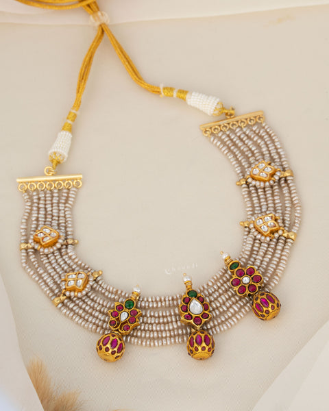 Gold Polish Silver Necklace