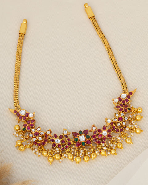 Gold Polish Silver Necklace