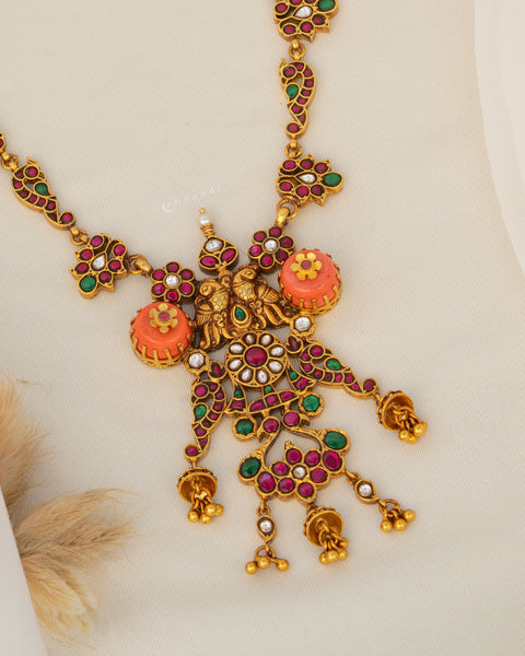 Gold Polish Silver Necklace