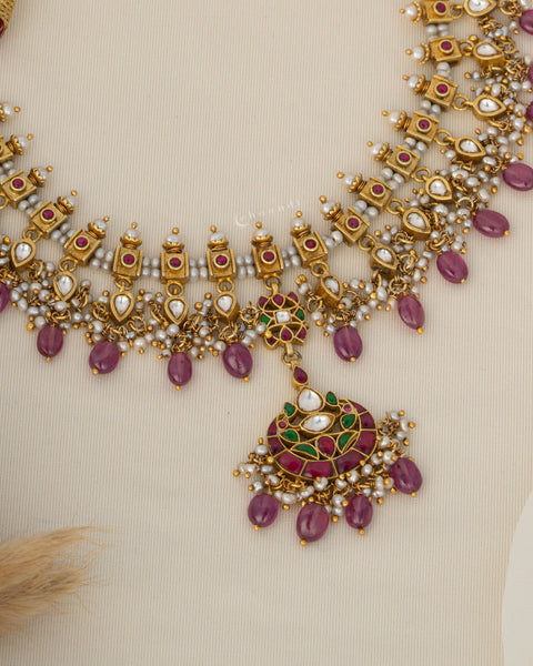 Gold Polish Silver Necklace