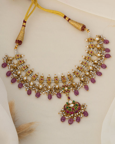 Gold Polish Silver Necklace