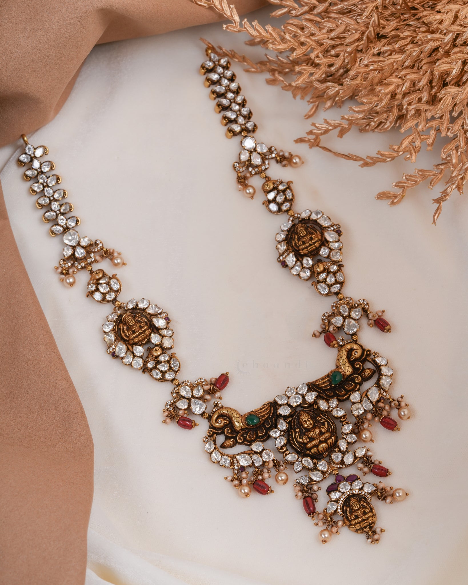 Gold Polish Silver Necklace CHN1871