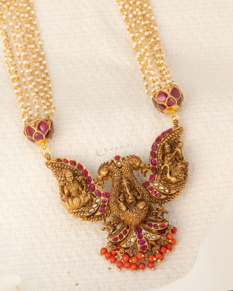 Gold Polish Silver Necklace
