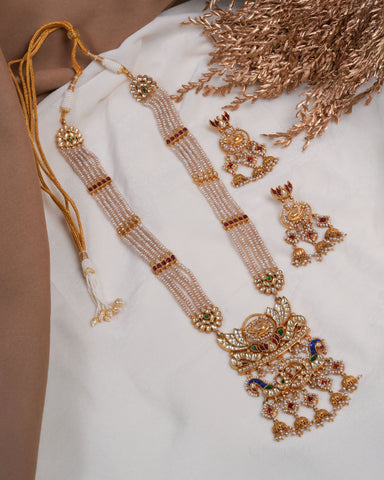 Gold Polish Silver Necklace CHN1862