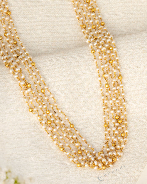 Gold Polish Silver Necklace