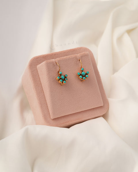 Gold Polish Silver Earrings CHE2289