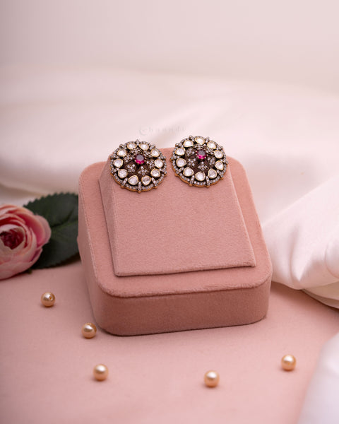 Gold Polish Silver Earrings CHE2227