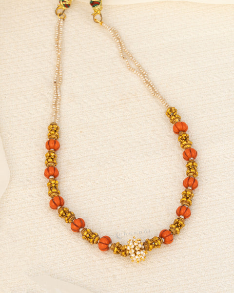 Gold Polish Silver Necklace