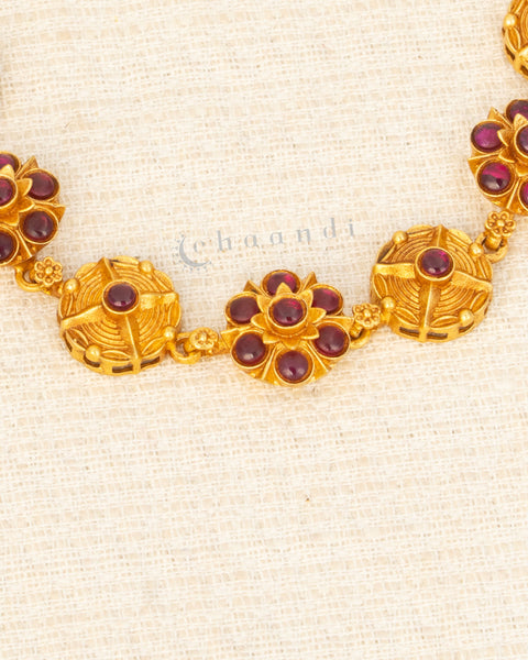 Gold Polish Silver Necklace