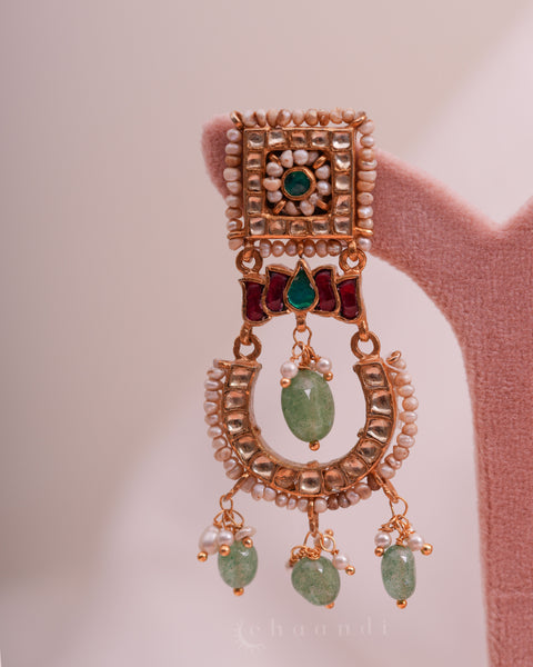 Gold Polish Silver Earrings
