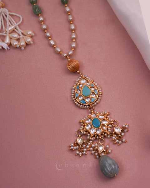 Gold Polish Silver Necklace CHN1854