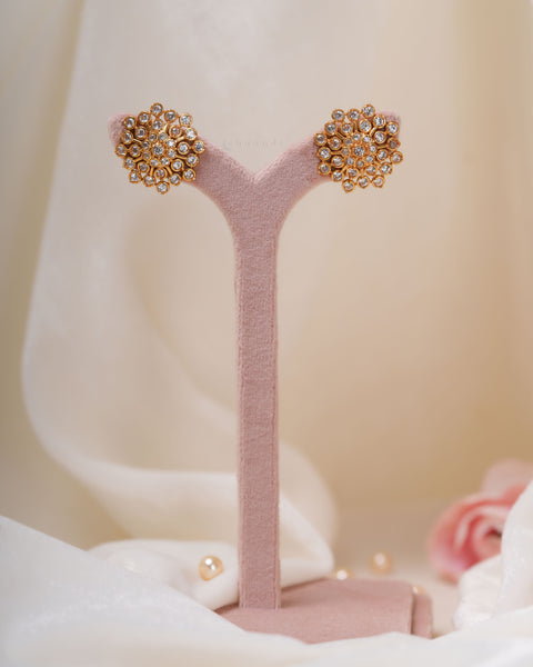 Gold Polish Silver Earrings CHE2250